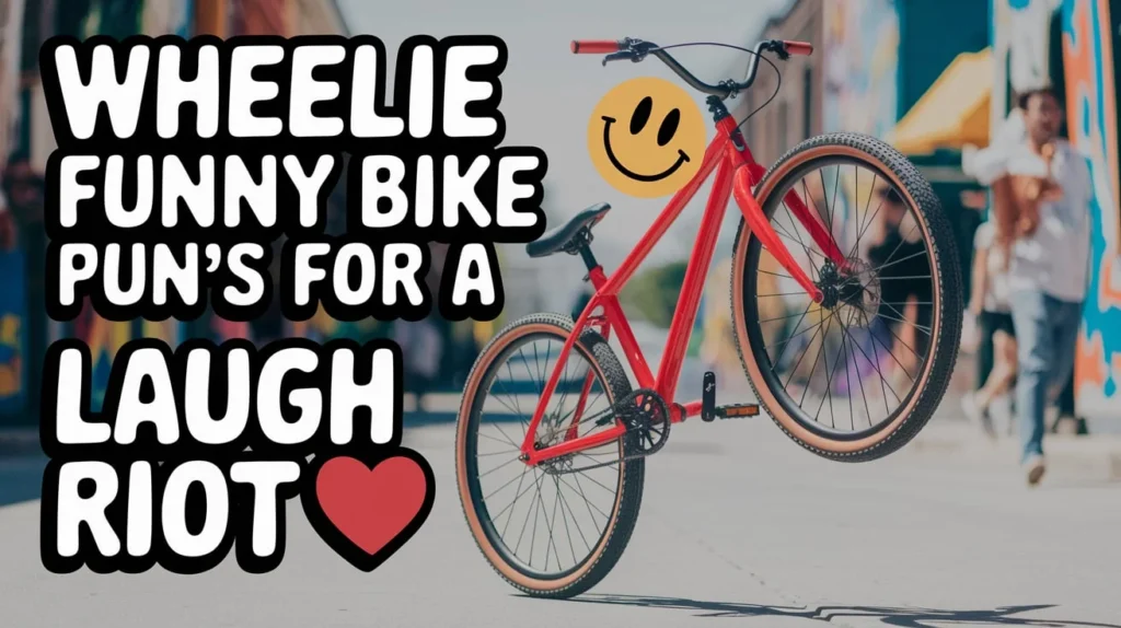 Wheelie Funny Bike Puns for a Laugh Riot