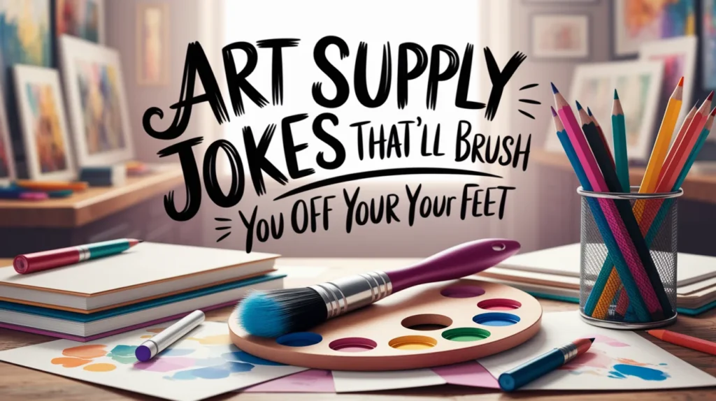 Art Supply Jokes That’ll Brush You Off Your Feet