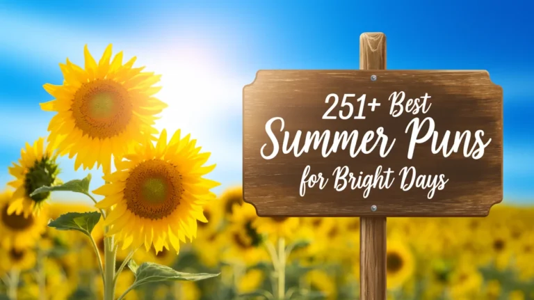 Best Summer Puns for Bright Days