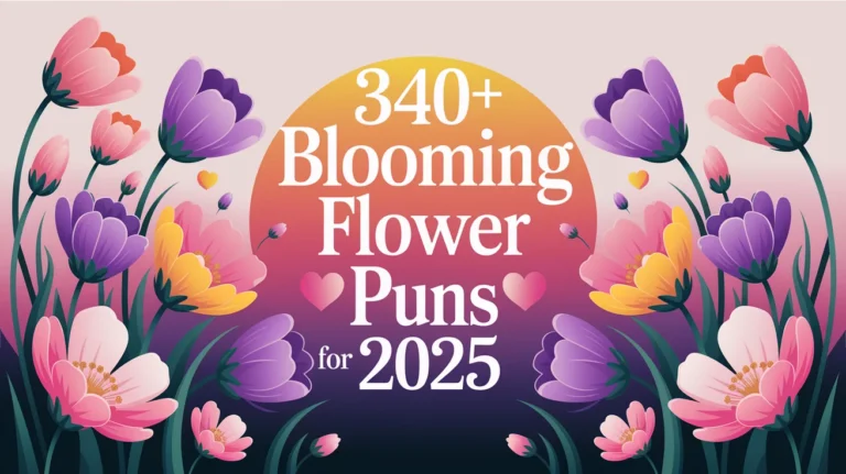 Blooming Flower Puns