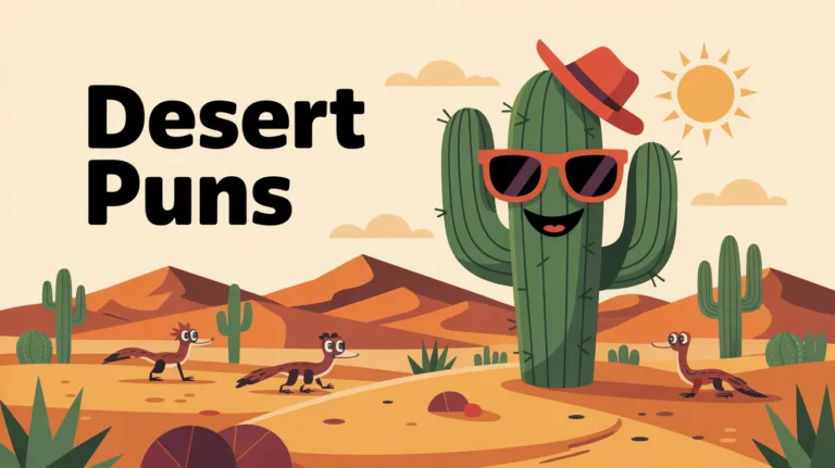 Desert Puns and Jokes