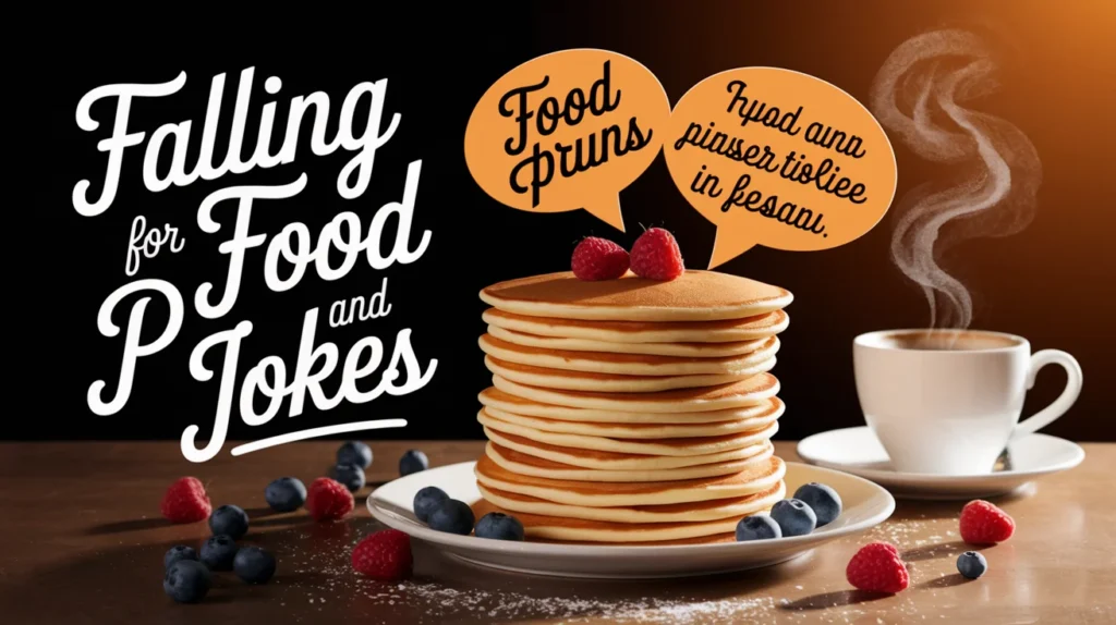 Falling for Food Puns and Jokes