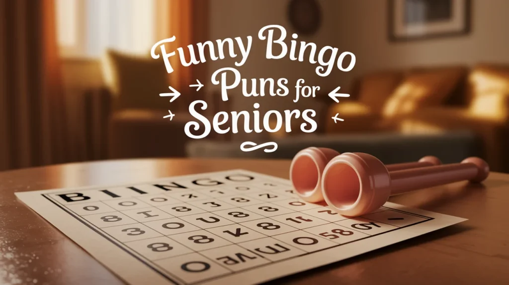 Funny Bingo Puns for Seniors 