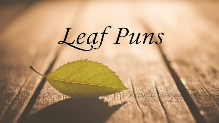 Funny Leaf Puns and Jokes