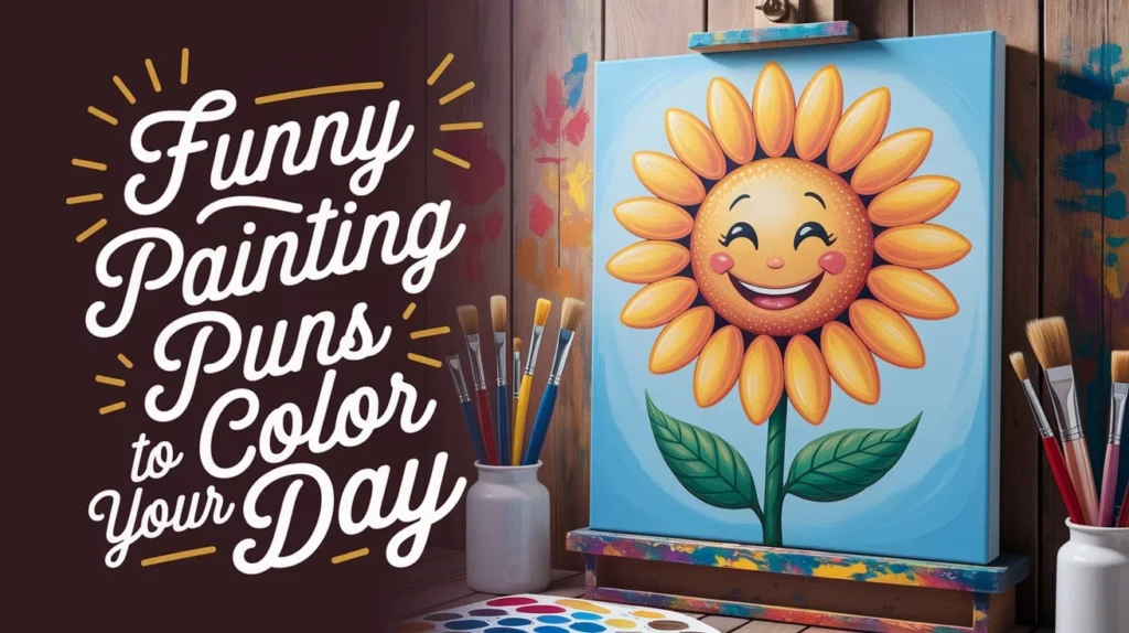 Funny Painting Puns to Color Your Day