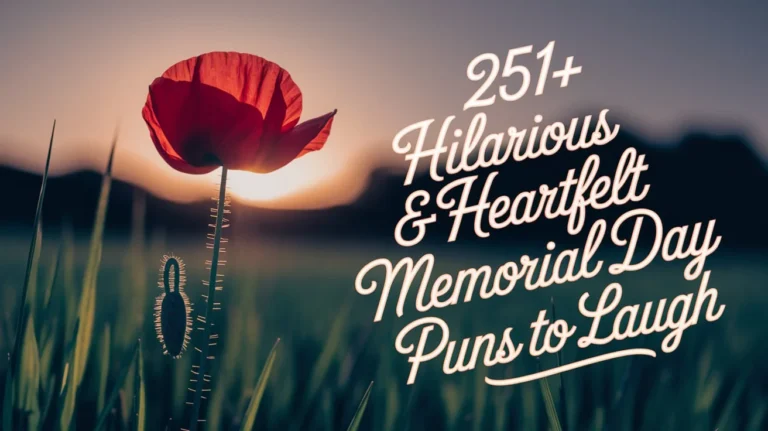 Hilarious & Heartfelt Memorial Day Puns to Laugh