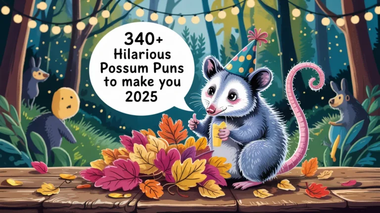 Hilarious Possum Puns to Make You