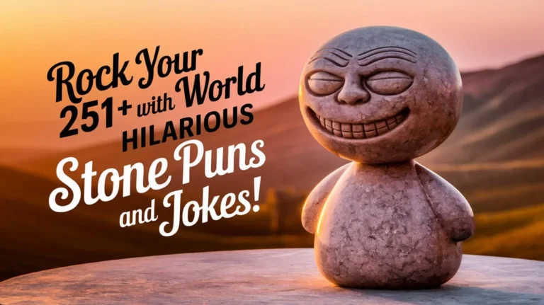 Hilarious Stone Puns and Jokes!