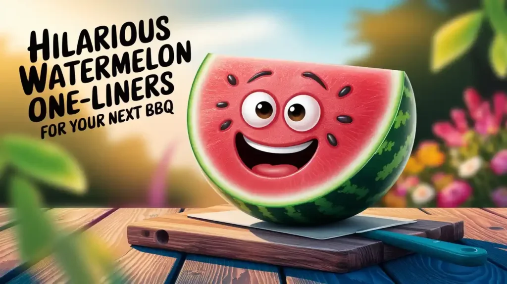 Hilarious Watermelon One-Liners for Your Next BBQ