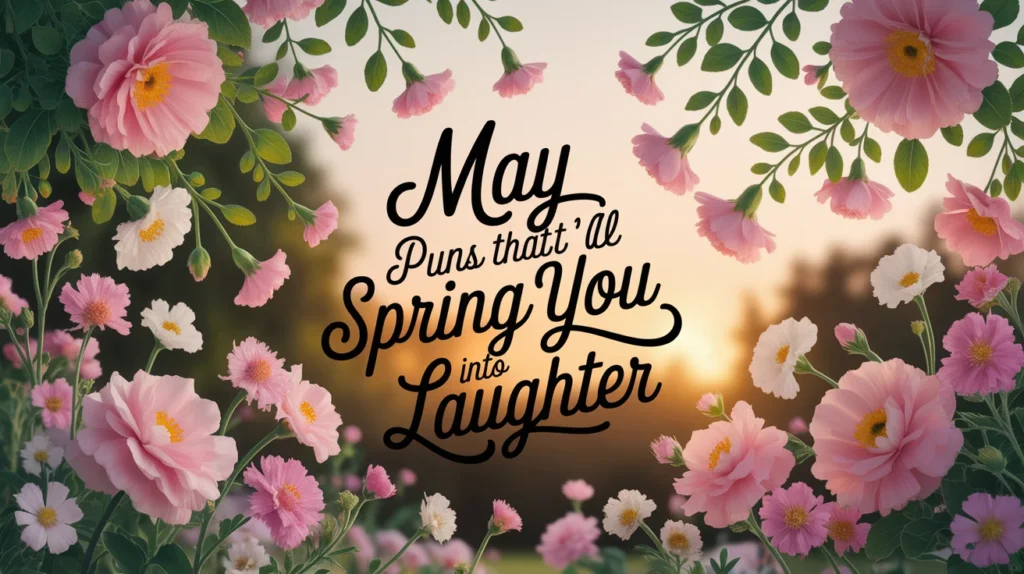 May Puns That’ll Spring You Into Laughter