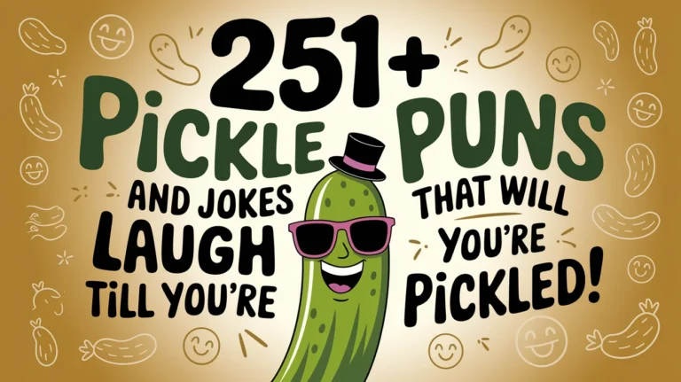Pickle Puns and Jokes