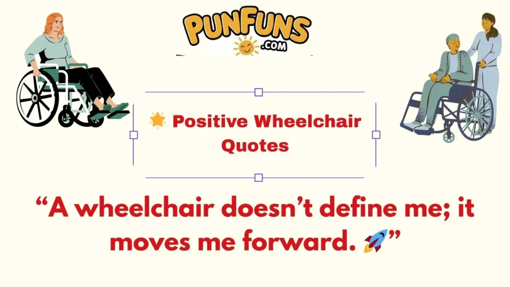🌟 Positive Wheelchair Quotes