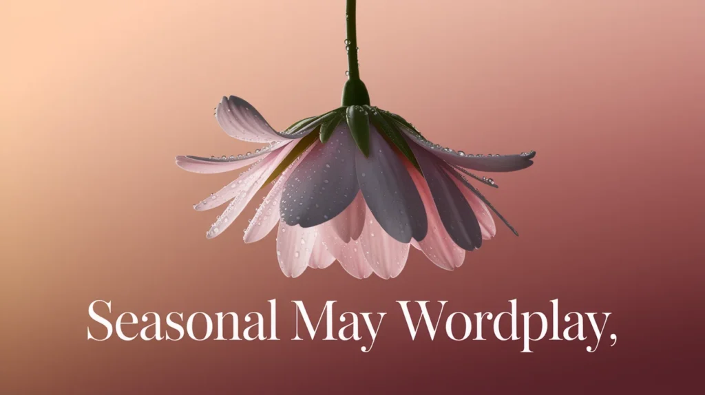 Seasonal May Wordplay