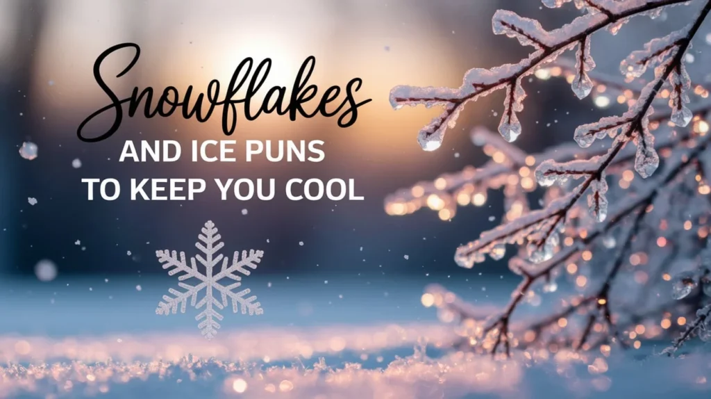 Snowflakes and Ice Puns to Keep You Cool
