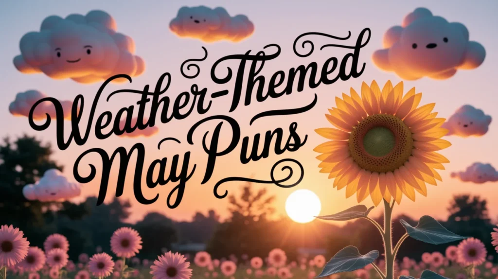 Weather-Themed May Puns