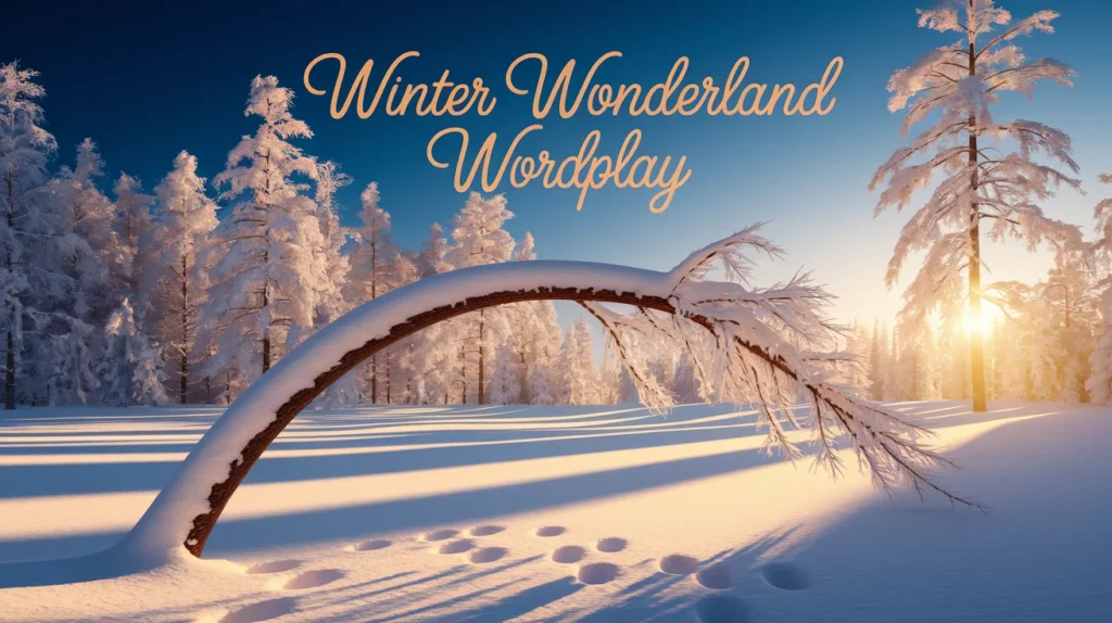 Winter Wonderland Wordplay