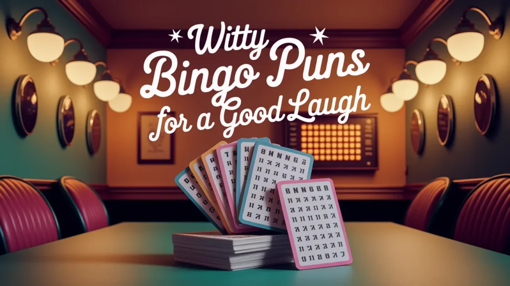 Witty Bingo Puns for a Good Laugh