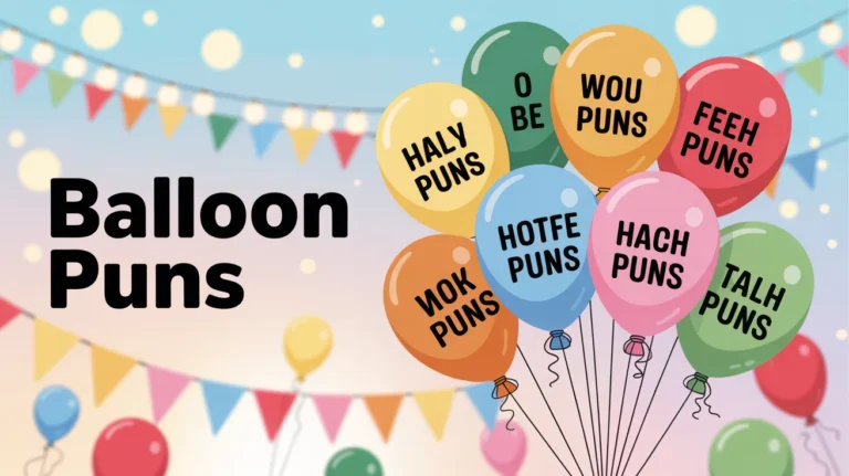 Balloon Puns and Jokes