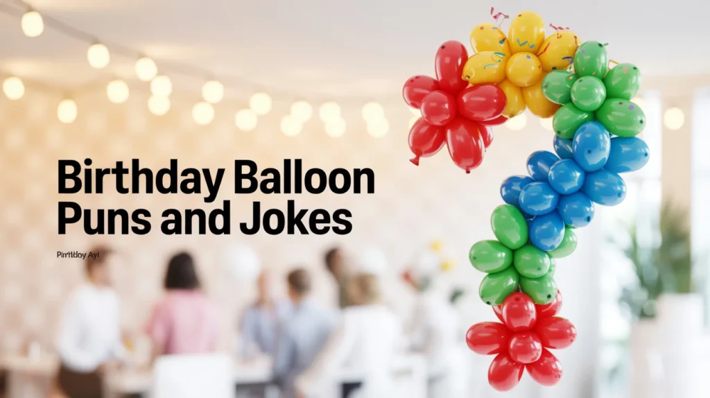 Birthday Balloon Puns and Jokes