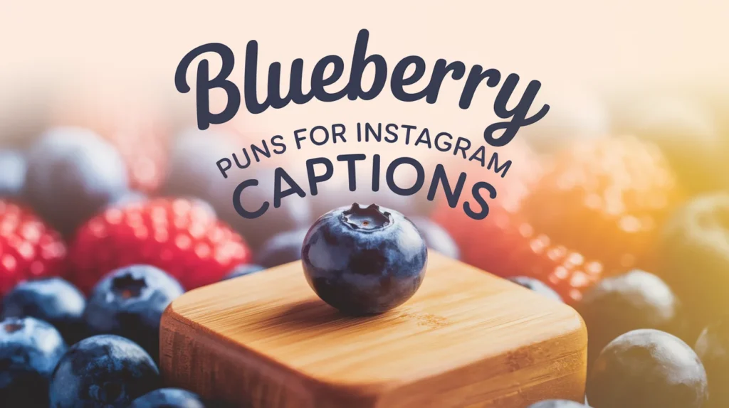 Blueberry Puns for Instagram Captions