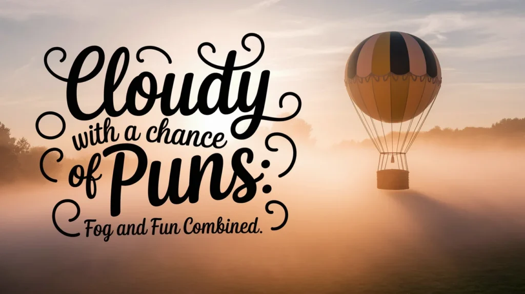 Cloudy with a Chance of Puns: Fog and Fun Combined