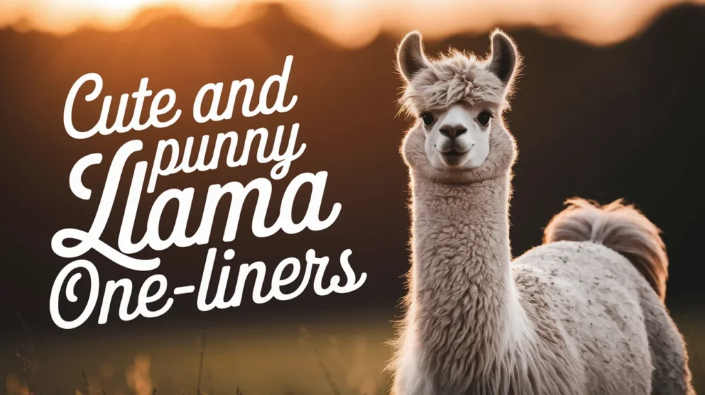 Cute and Punny Llama One-Liners