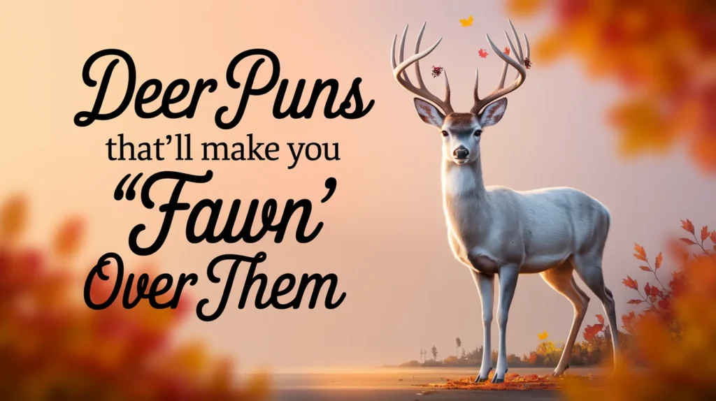 Deer Puns Thatāll Make You āFawnā Over Them