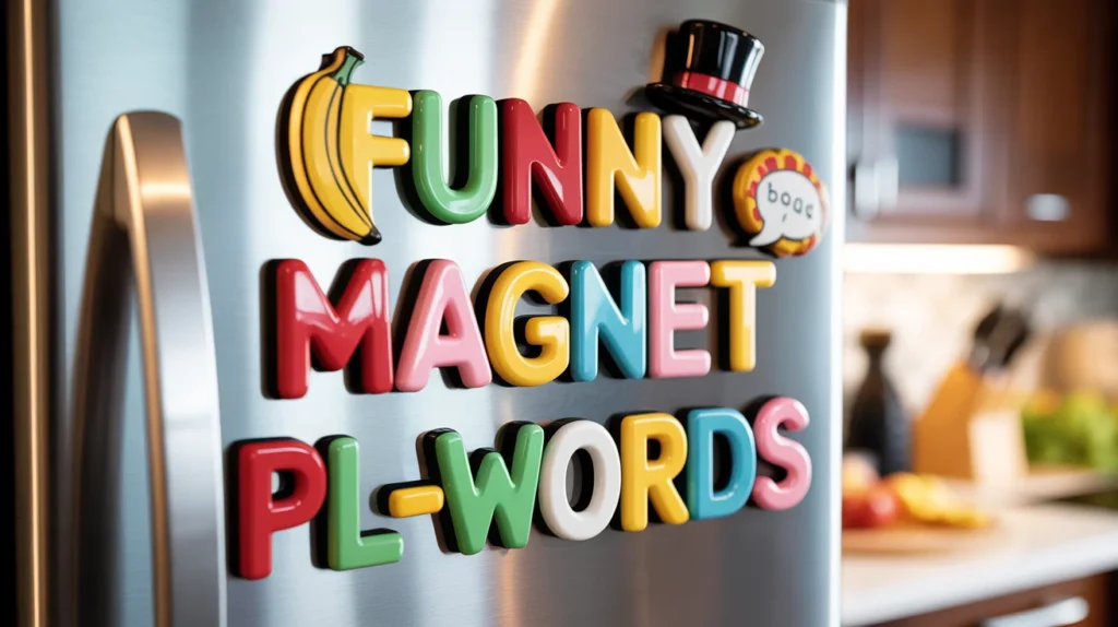 Funny Magnet Play-on-Words