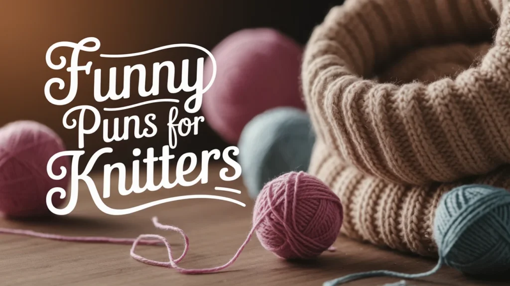 Funny Puns for Knitters