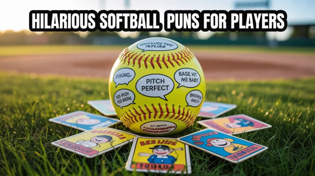 Hilarious Softball Puns for Players