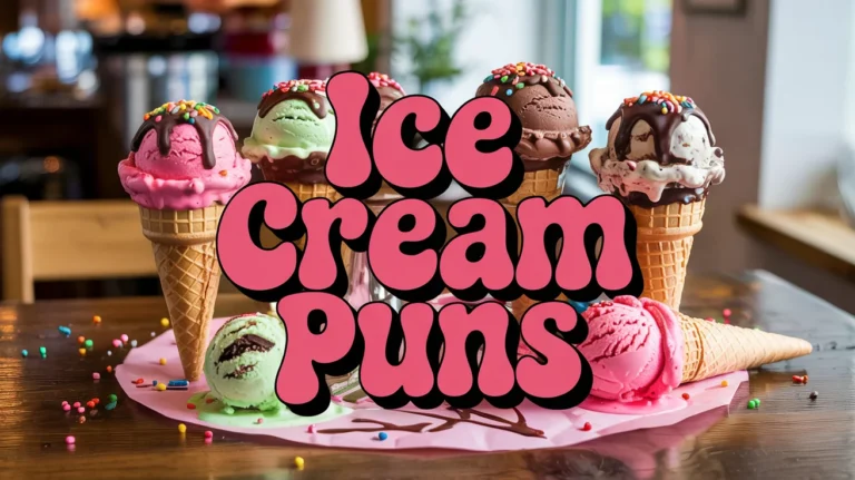 Ice Cream Puns