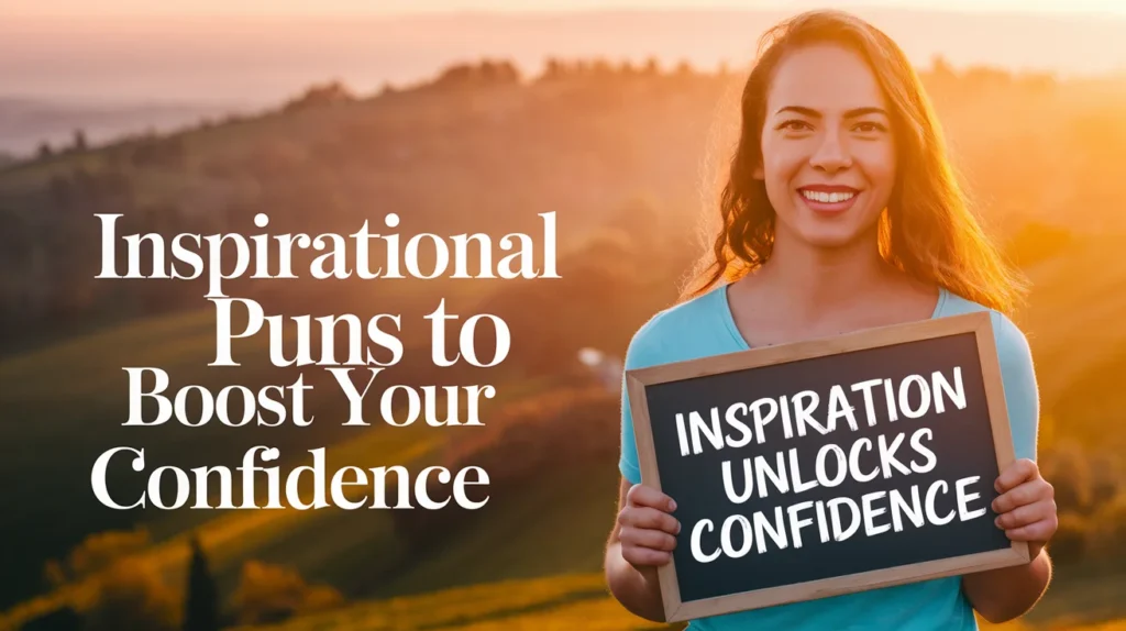 Inspirational Puns to Boost Your Confidence