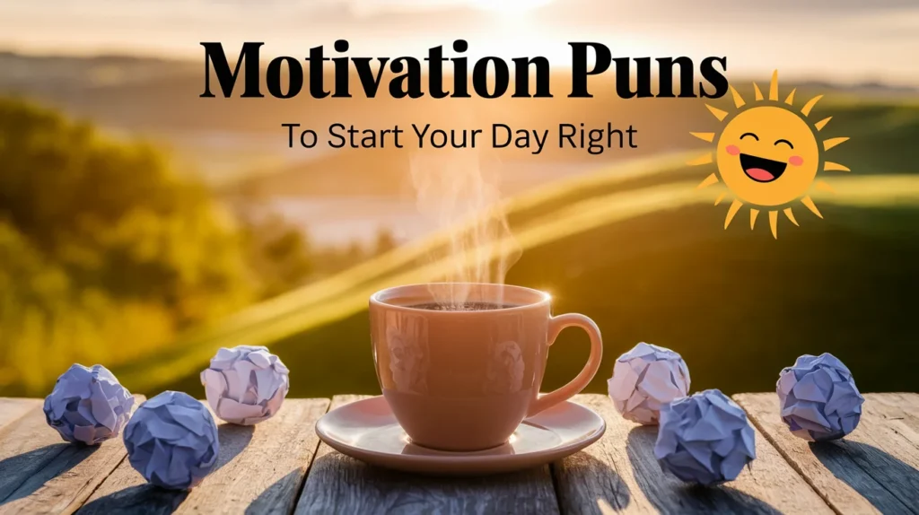 Motivation Puns to Start Your Day Right