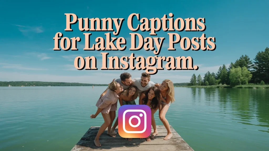 Punny Captions for Lake Day Posts on Instagram