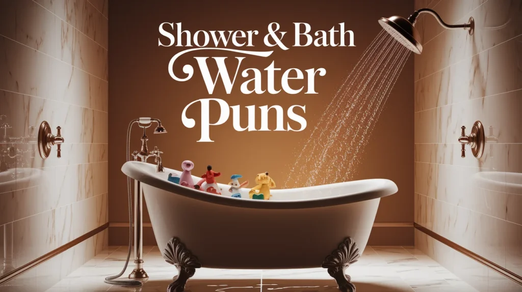 Shower & Bath Water Puns