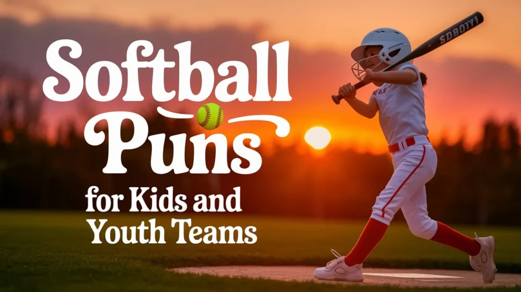 Softball Puns for Kids and Youth Teams