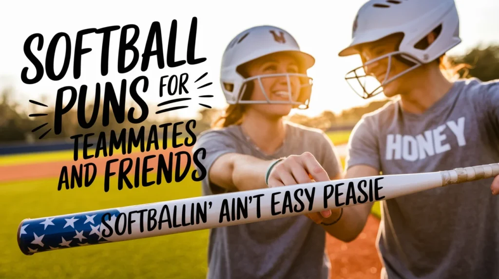 Softball Puns for Teammates and Friends