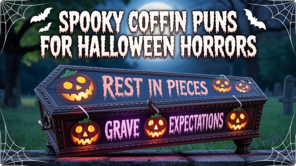 Spooky Coffin Puns for Halloween Horrors