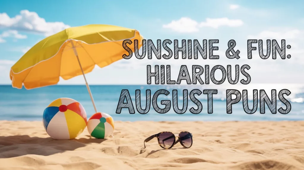 Sunshine & Fun: Hilarious August Puns