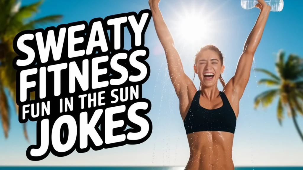 Sweaty Fitness Fun in the Sun Jokes