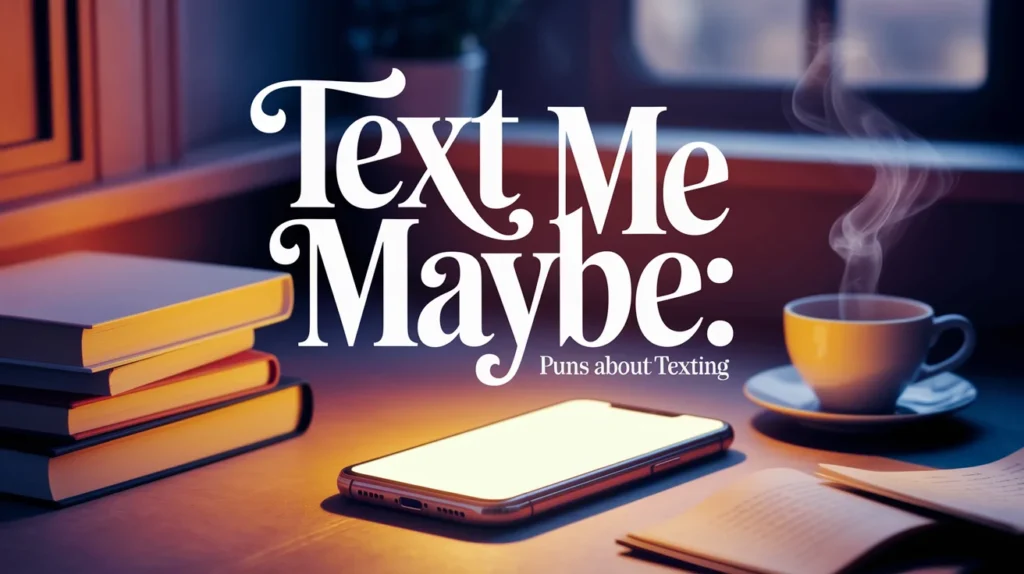 Text Me Maybe: Puns About Texting