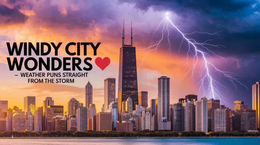 Windy City Wonders 💨 — Weather Puns Straight From the Storm