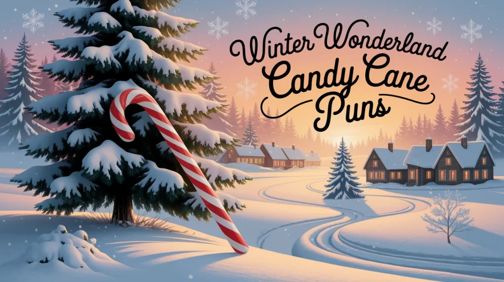 Winter Wonderland Candy Cane Puns