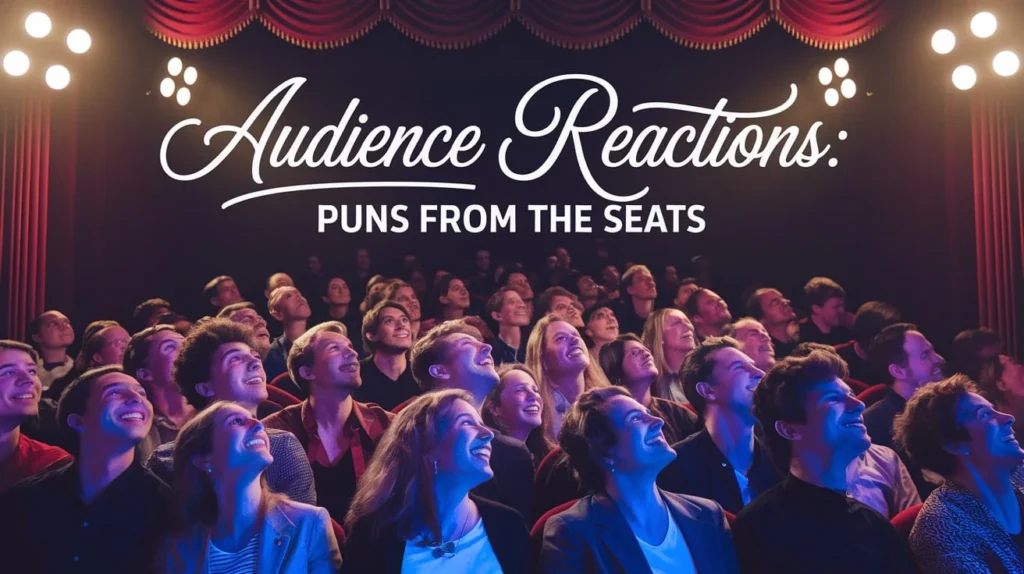 Audience Reactions: Puns from the Seats