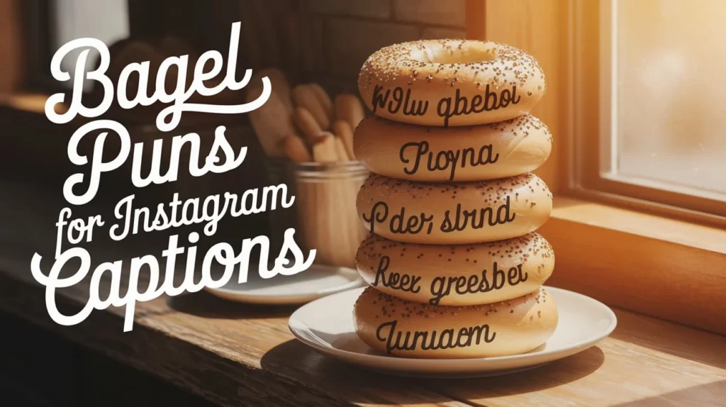 Bagel Puns for Instagram Captions