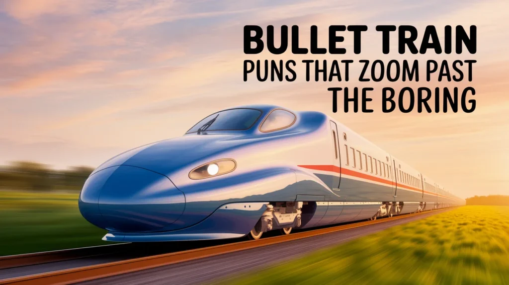 Bullet Train Puns That Zoom Past the Boring