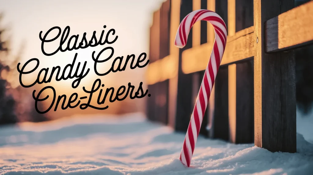 Classic Candy Cane One-Liners