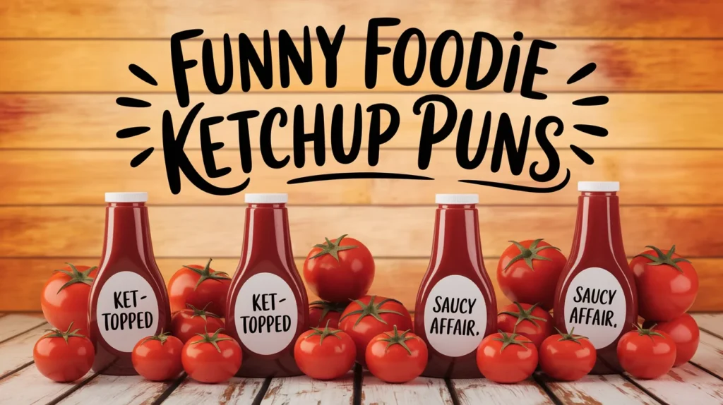 Funny Foodie Ketchup Puns