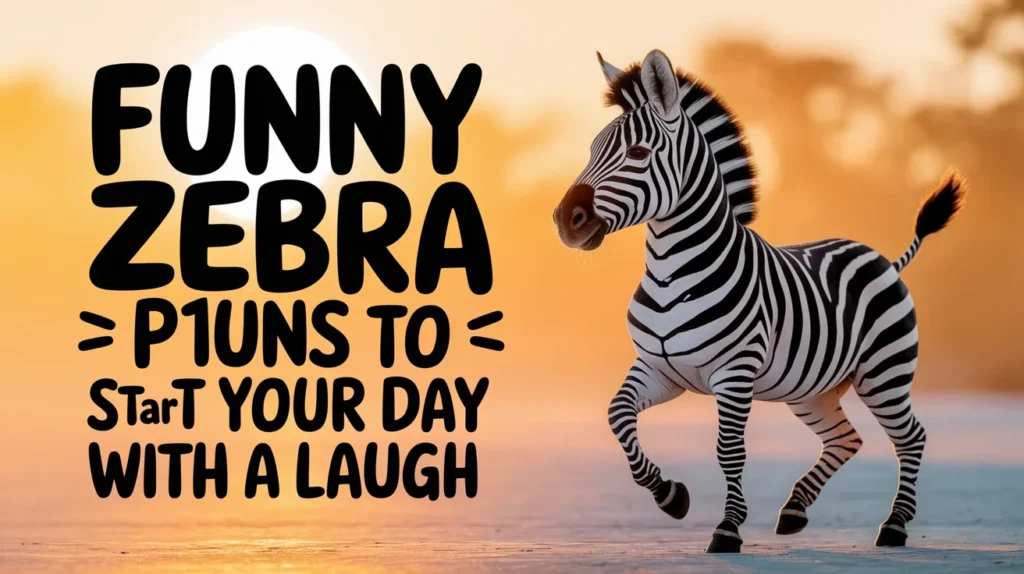 Funny Zebra Puns To Start Your Day With a Laugh