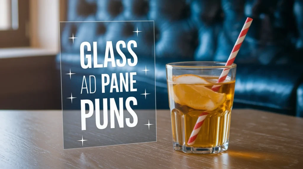 Glass and Pane Puns